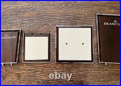2 BLANCPAIN Watch Dealer Heavy Store Display Stand Small & Large Collectors RARE