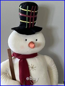 2003 Hallmark Store Display Jingle Pals Mr and Mrs Snowman Sings Plush XL Rare