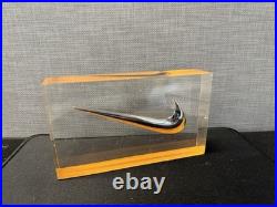 2005 NIKE Swoosh Logo Acrylic Store Display RARE Vendors Only