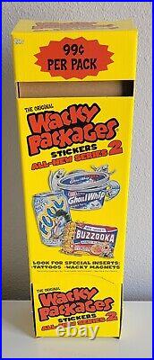 2005 Wacky Packages Ans2 Store Display 5 1/2 X 3 1/2 X 18 @ Super Rare @ 72ct