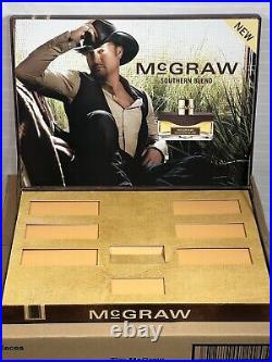 2009 RARE Tim McGraw Empty NEW Cologne Shelf Store Display Cardboard Boxes