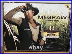 2009 RARE Tim McGraw Empty NEW Cologne Shelf Store Display Cardboard Boxes