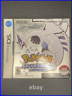 2010 Pokemon Soul Silver CIB Complete With Lugia Figure and RARE STORE DISPLAY