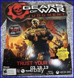 2013 Gears Of War Judgement Store Display/Standee Cardboard RARE