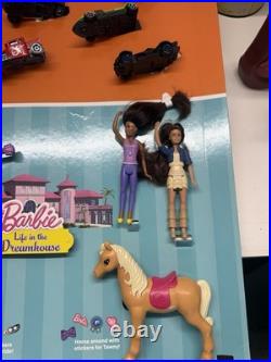 2015 McDonald's Barbie Team Hot Wheels Happy Meal Store Display Rare