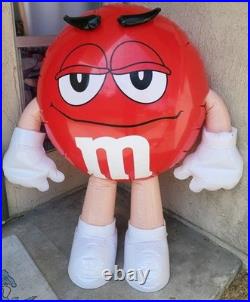2016 Huge Inflatable 50 M&M Red Character Mars Promotional Store Display Rare