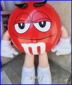 2016 Huge Inflatable 50 M&M Red Character Mars Promotional Store Display Rare