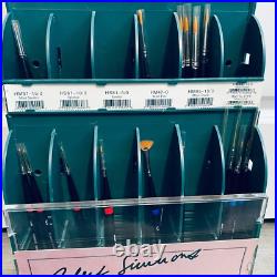 38 Robert Simmons Hobby & Mini NOS Paint Brushes with Store Display Rare