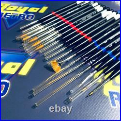 38 Robert Simmons Hobby & Mini NOS Paint Brushes with Store Display Rare
