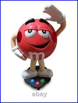 42 Vintage M&M Red Candy Character Life Size Store Display On Wheels Rare