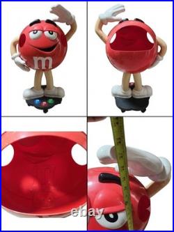 42 Vintage M&M Red Candy Character Life Size Store Display On Wheels Rare