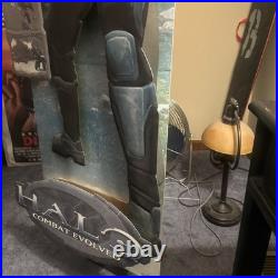 5 ft HALO Combat Evolved MASTER CHIEF STANDEE GAME STORE DISPLAY Vintage Rare
