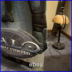 5 ft HALO Combat Evolved MASTER CHIEF STANDEE GAME STORE DISPLAY Vintage Rare