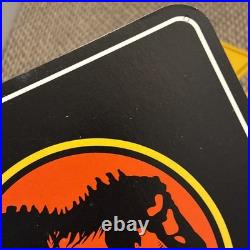 7x Vtg 1993 Jurassic Park Movie Hanging Display Signs Blockbuster Video RARE Set