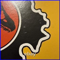 7x Vtg 1993 Jurassic Park Movie Hanging Display Signs Blockbuster Video RARE Set