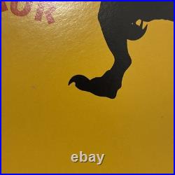 7x Vtg 1993 Jurassic Park Movie Hanging Display Signs Blockbuster Video RARE Set