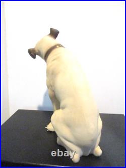 9.5x5 Rare Vintage Rca Nipper Store Display Mascot By Creative Decor Inc