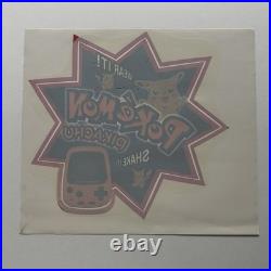 90's Nintendo Pokemon Pikachu Pal Retro Store Display Small Window Cling Rare