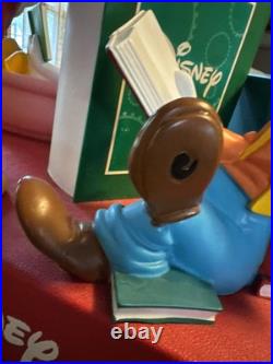 A Rare Disney Store Display Library Books, Goofy Mickey, Mini Donald Duck, 
