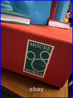 A Rare Disney Store Display Library Books, Goofy Mickey, Mini Donald Duck, 