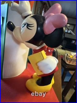 A Rare Disney Store Display Library Books, Goofy Mickey, Mini Donald Duck, 