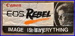 ANDRE AGASSI Canon EOS Rebel Camera Big Store Display Promo Tennis Banner RARE