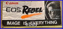 ANDRE AGASSI Canon EOS Rebel Camera Big Store Display Promo Tennis Banner RARE