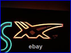 ASICS Neon Display Shop Sign 30x13 Rare Collectors Item