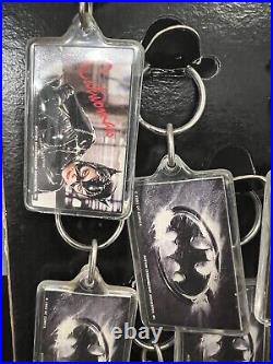 AUTHENTIC 1992 Batman Returns Keychain Store Display! SUPER RARE! DC Comics