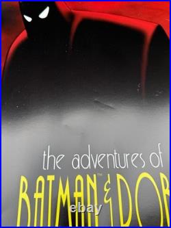 Adventures of Batman & Robin 1995 Sega Genesis Store Display Promo Poster RARE