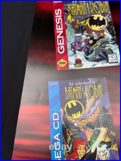 Adventures of Batman & Robin 1995 Sega Genesis Store Display Promo Poster RARE