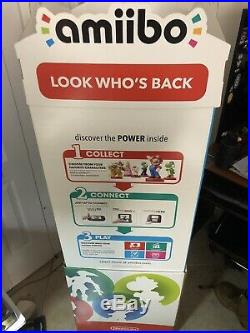 Amiibo Store Cardboard Display RARE