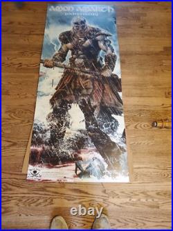 Amon Amarth Jomsviking Cardboard Store Display Very Worn Very Rare Tour Shirt