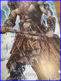 Amon Amarth Jomsviking Cardboard Store Display Very Worn Very Rare Tour Shirt