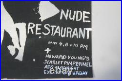 Andy Warhol's Nude Restaurant 1969 RARE Original 1969 Movie Poster