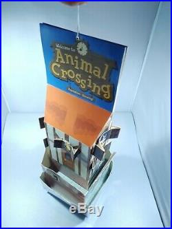 Animal Crossing PROMO Nintendo Store Display Hanging Cardboard Sign 2ft RARE