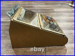 Antique BUNTE CANDY Store Display Advertising GENERAL STORE Tin & Glass RARE