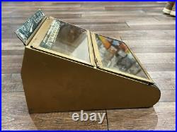 Antique BUNTE CANDY Store Display Advertising GENERAL STORE Tin & Glass RARE