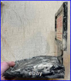 Antique Bronzed Baby Shoes Granite Store Display Decor Mercantile Rare