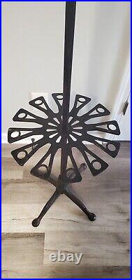 Antique Cast Iron Broom Display Rack Country Store Early 1900s RARE