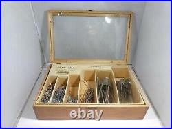 Antique Clinton Saftey Pin Box Full Store Display Rare