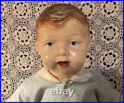 Antique Composition & Cloth Life Size Mannequin Store Display Baby Boy Doll Rare