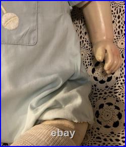Antique Composition & Cloth Life Size Mannequin Store Display Baby Boy Doll Rare
