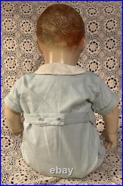 Antique Composition & Cloth Life Size Mannequin Store Display Baby Boy Doll Rare