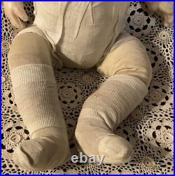 Antique Composition & Cloth Life Size Mannequin Store Display Baby Boy Doll Rare
