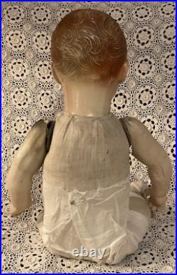 Antique Composition & Cloth Life Size Mannequin Store Display Baby Boy Doll Rare
