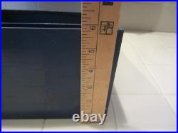 Antique Large Tin Counter Top Store Display Box Stand Blue Rare