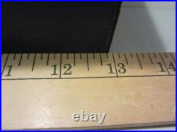 Antique Large Tin Counter Top Store Display Box Stand Blue Rare
