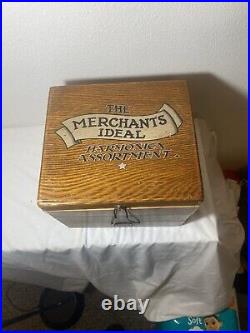 Antique Merchants ideal Harmonica Display Box. Rare