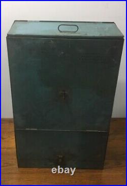 Antique Metal Millars Coffee General Store Display Bin 25X17 X16 Very Rare